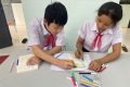 Hình ảnh toàn bộ quá trình và nhật kí nghiên cứu khoa học kĩ thuật của học sinh (Làm giấy)