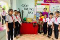 Nhóm thực hiện dự án truyền thông và giới thiệu văn hóa Ca Dong đến các học sinh Sơn Tân